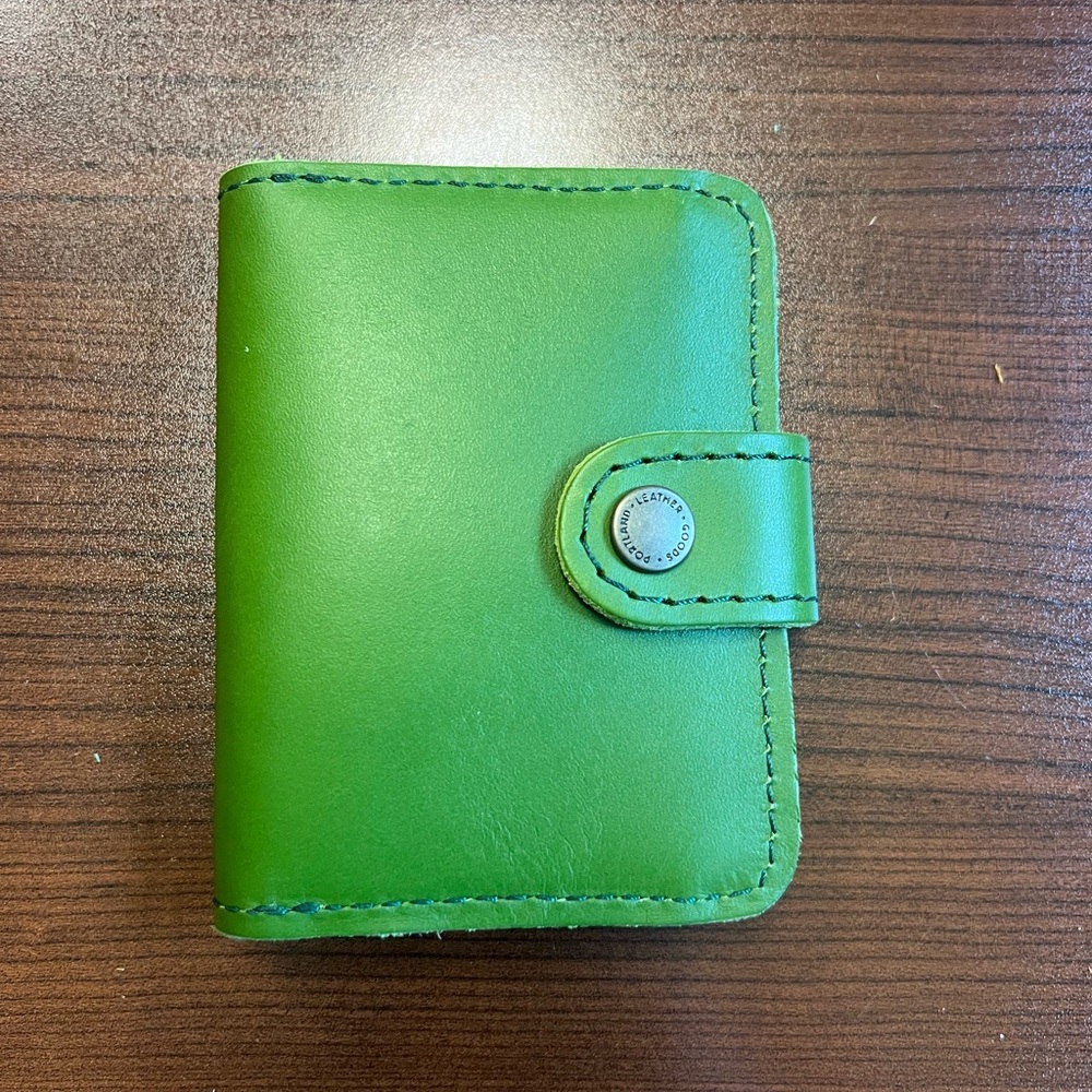 Portland Leather Green Wallet
